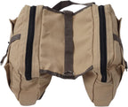 JOROBURO pet carrier backpack harness layout displaying both symmetrical side compartments