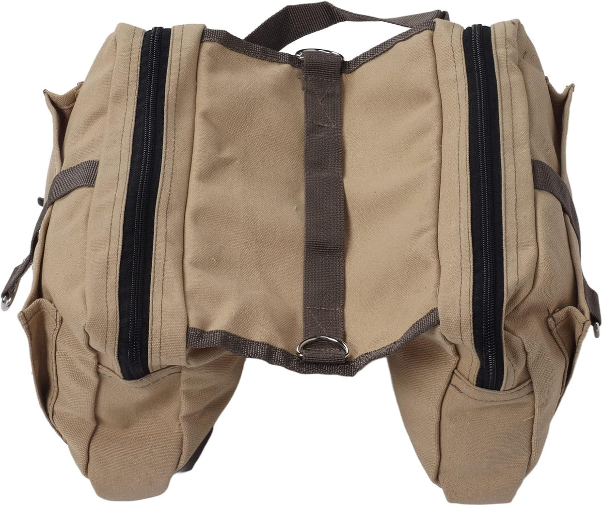 JOROBURO pet carrier backpack harness layout displaying both symmetrical side compartments