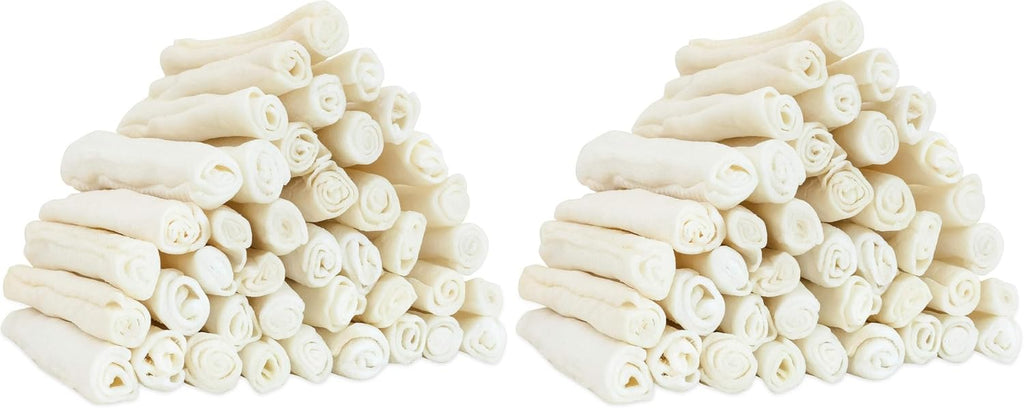 MON2SUN Dog Rawhide Rolls Twist Sticks Chew Treats Natural Flavor 6.5 Inch 40 Count for Puppy and Small Dogs - Image 15