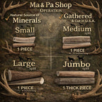Ethically harvested USA sourced elk antler chew