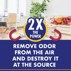 Fragrance-free odor eliminator jar for home use