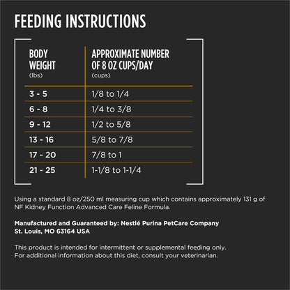 Prescription dry cat food for chronic kidney disease management side view