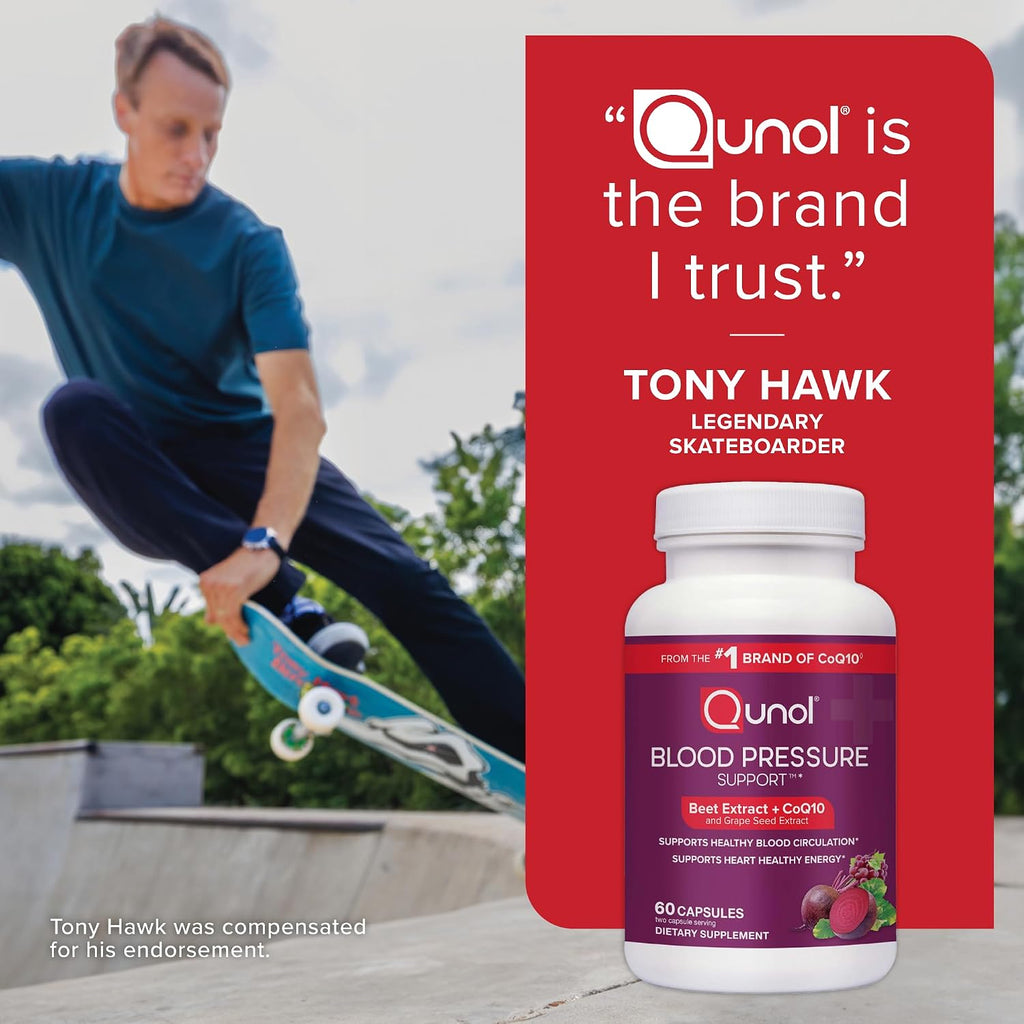 Qunol 3-in-1 Beet Roots Capsules with CoQ10, Blood Pressure Support, 60ct - Image 8