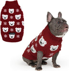Spark Paws Knit Dog Sweater - Ultra Soft Warm Winter Dog Sweater for Small, Medium & Large Dogs - Stretch Fit Pet Sweater for French Bulldog, Pitbull, Girl & Boy Dogs Jacket, (Pine Green, M) - Image 9