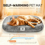 Mora Pets self heating pet pad thermal sherpa fabric close up