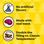 Temptations double creamy filling chicken flavor cat treats pouch