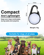 DAAMENT Waterproof Pet Light being rinsed under water to demonstrate IP68 durability.