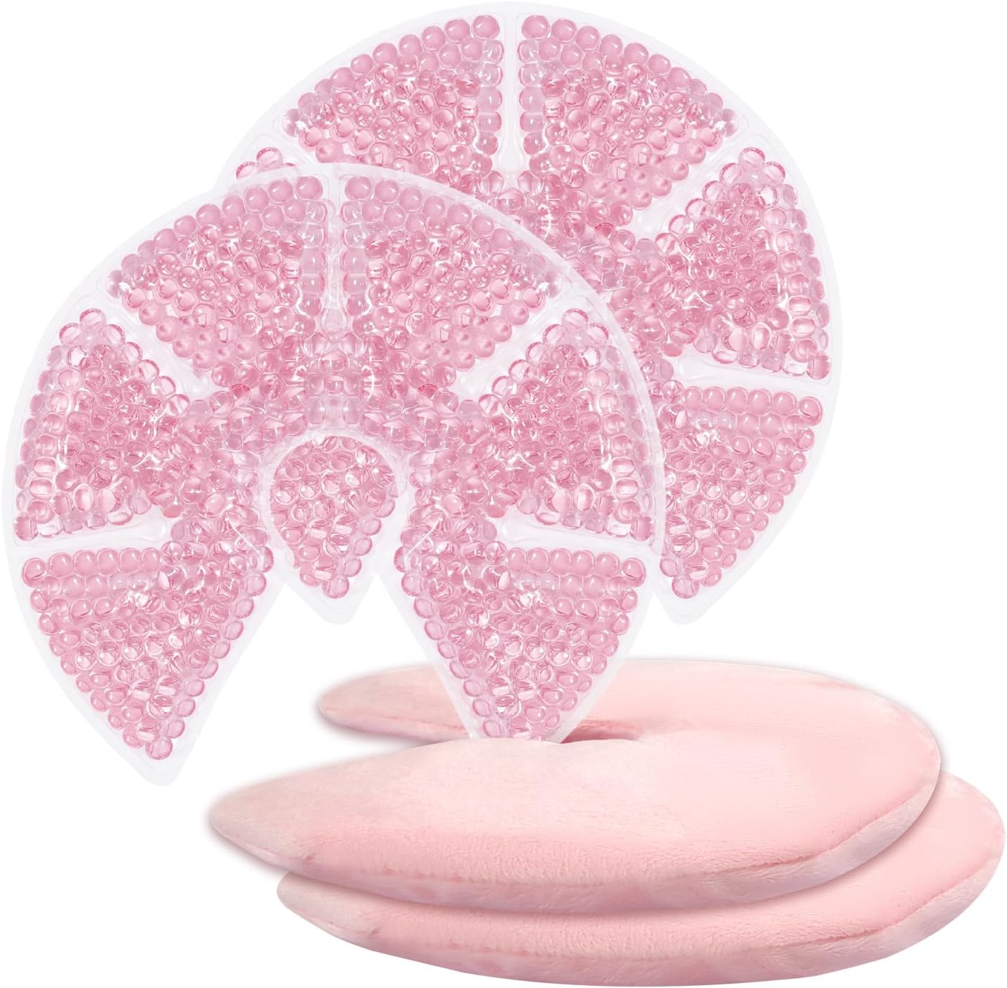 ZnÃ¶cuetÃ¶d hot and cold breast gel ice packs front view