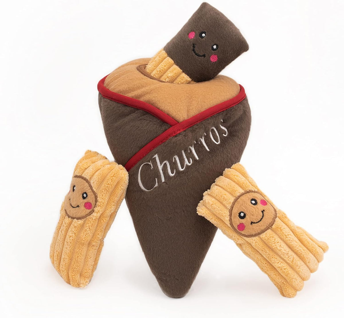 ZippyPaws Burrow- Interactive Dog & Puppy Toys for Boredom, Stimulating Pet Products to Keep them Busy, Hide & Seek Plush Puzzles, Squeaky Toy for Enrichment, For Small & Medium Dogs- Milk and Cookies - Image 14