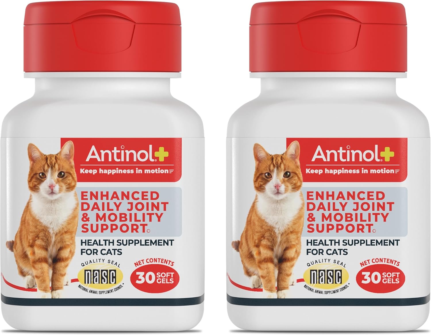 Antinol Plus, Mobility, Hip, and Joint Supplement for Cats, Green-Lipped Mussels and Krill Oil - Cat Joint Supplement, 30 Soft Gels - Image 10