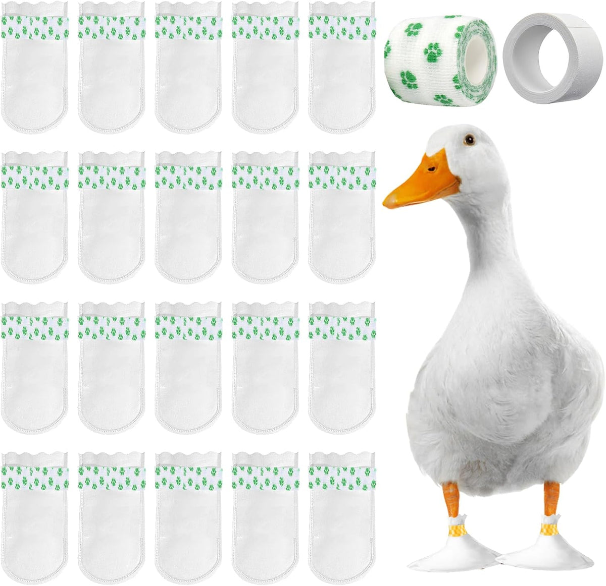 Disposable Duck Shoes for Real Ducks Feet Bumblefoot Care Supplies - Image 7