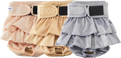 Reusable Dog Diapers Female Washable, Premium Doggie Diaper for Dogs, Pack of 3, Highly Absorbent Small Dog Diaper for Heat, Incontinence and Puppy Training(S) - Image 13