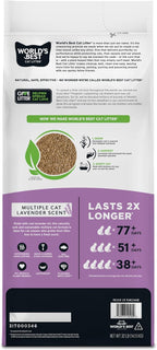 Close up view of natural corn clumping cat litter texture