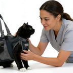 Cinf Cat Nail Clipping Cleaning Grooming Restraint Bag No Scratching Biting for Bathing Nail Trimming Injecting Examining(Blue,M) - Image 14