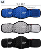 Washable dog diapers male wraps featuring secure adjustable velcro closure mechanism.