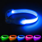 Vizpet LED Dog Collar, Light Up Dog Collar Adjustable USB Rechargeable Super Bright Safety Light Glowing Collars for Dogs(Medium,Green) - Image 11