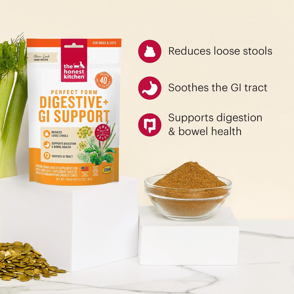 Human grade herbal supplement for pets by The Honest Kitchen