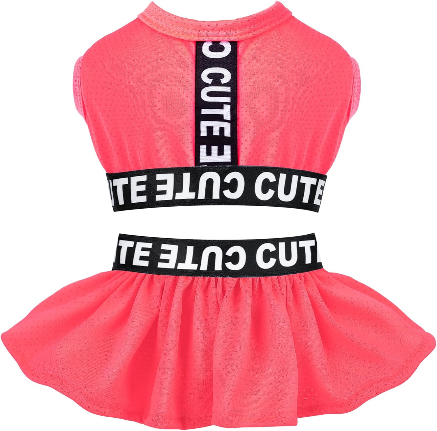 CuteBone Two Piece Dog Sports Dress Athleisure Puppy Skirt Lightweight Small Dogs Girl Clothes Cat Apparel SPS15M - Image 14