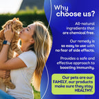 USA imported organic cat skin allergy and mite relief supplement