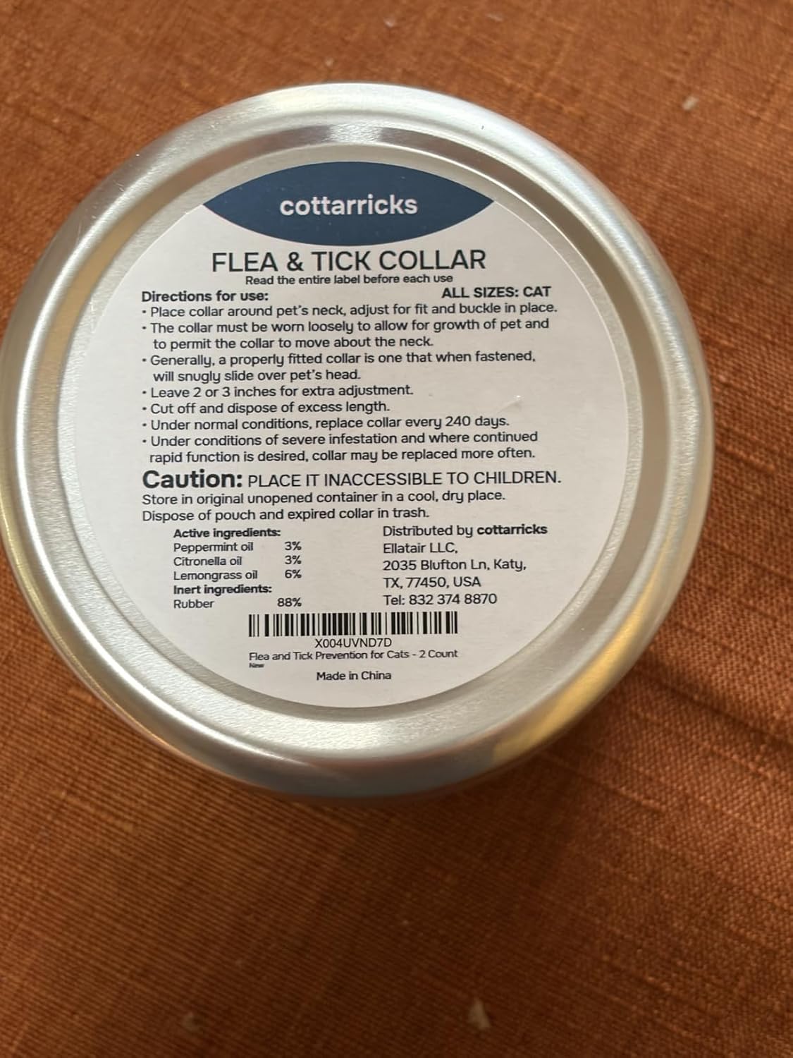 Flea and Tick Prevention for Cats - Collar - 2 Count - Adjustable - Image 9