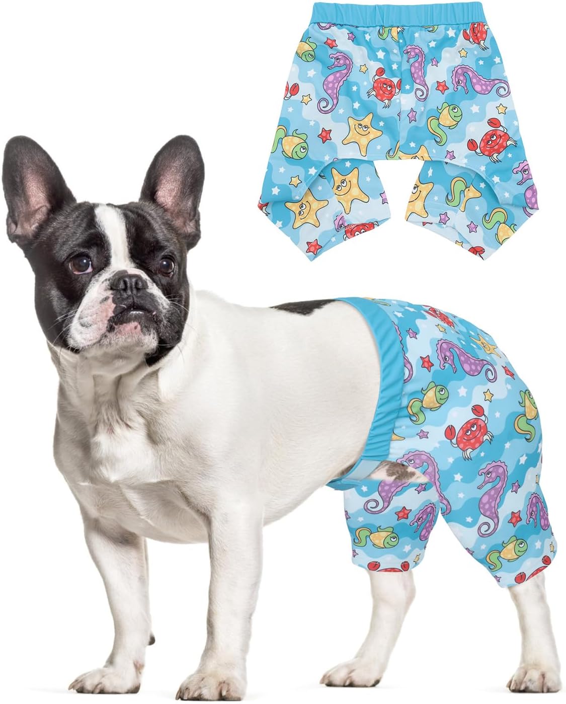 CuteBone Dog Swim Trunks Swimsuit Durable & Comfortable - Quick-Dry, Adjustable Waistband Shorts, UV Protection Bikini- Perfect for Beach, Pool & Outdoor Fun, Hawaii DST03M - Image 10