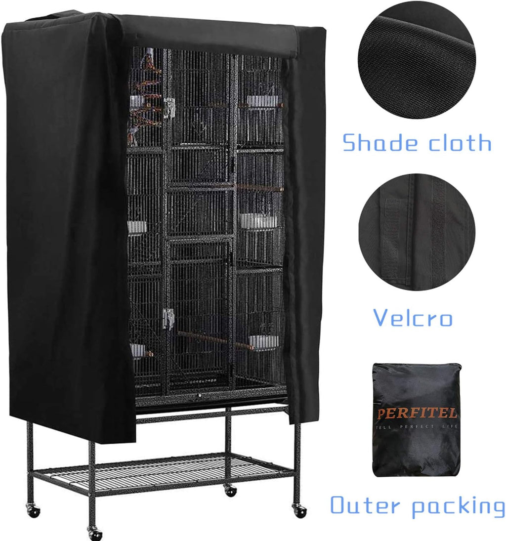 Close up of breathable nylon fabric on Perfitel cage cover