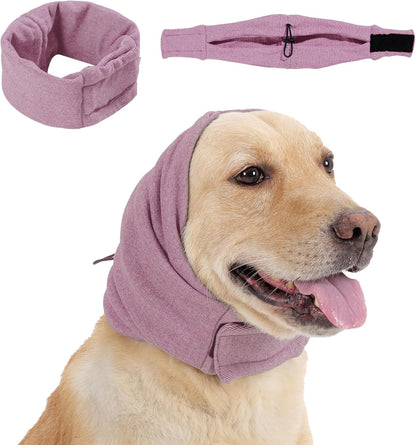 Dog Calming Hoodie, No Shake Ear Wraps for Dogs, Adjustable Dog Ear Muffs for Noise Protection, Ear Wrap Head Cover for Head Warp Anxiety Relief, Hematoma, Grooming and Force Drying - Image 15