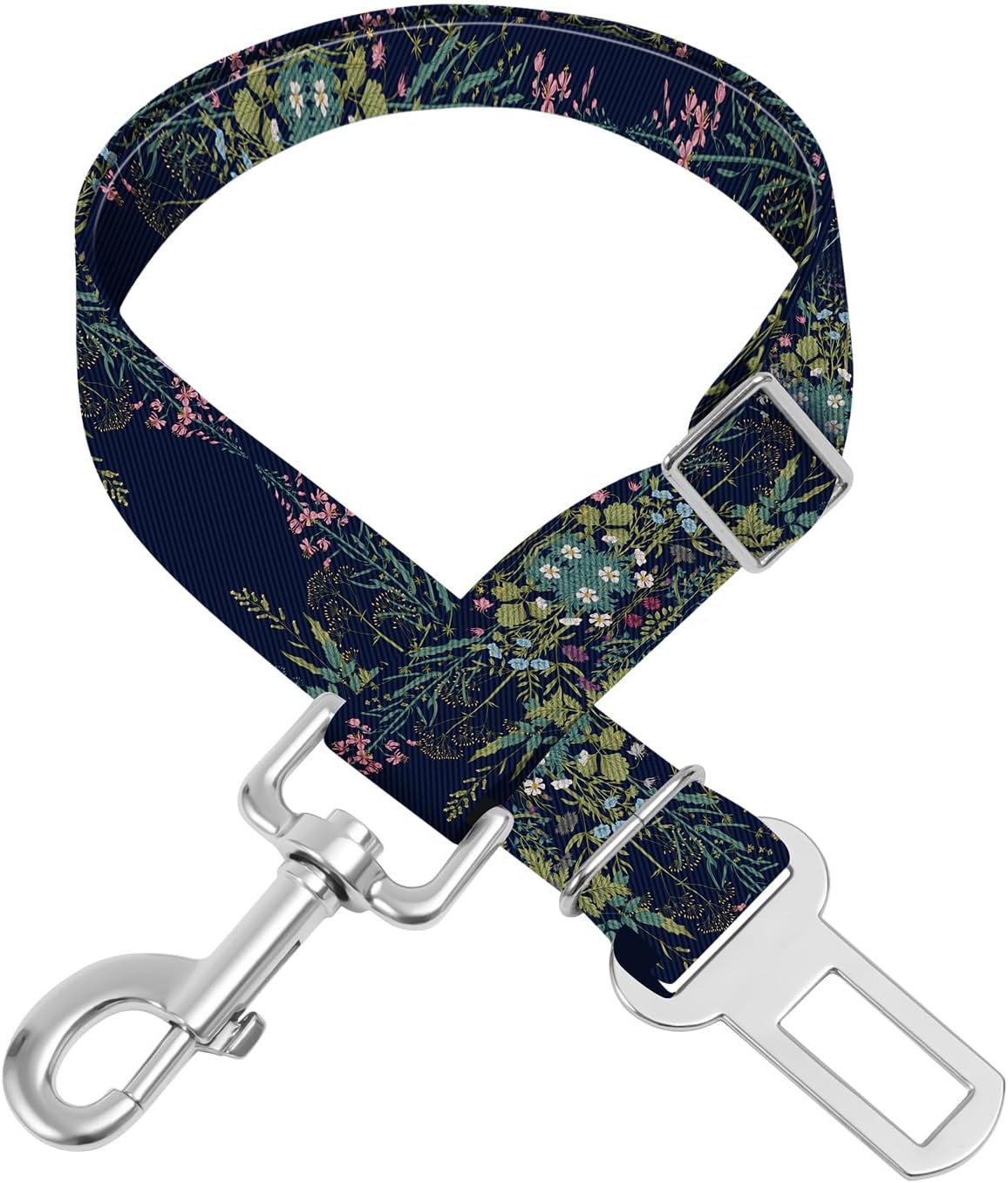 Adjustable pet cat and Dog car seat BeltThe Lanyard is Flexible and Adjustable from 20 to 33 inches (Floral) - Image 14