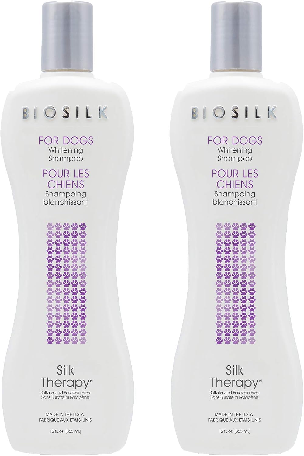 Brightening shampoo for dog coat shine
