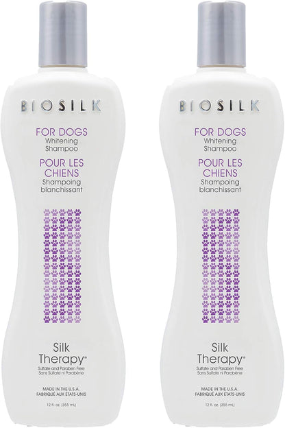 Brightening shampoo for dog coat shine