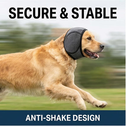 Ensimdi calming pet hoodie black medium size for beagles and french bulldogs