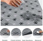 Two pack Jeria dog training pads folded