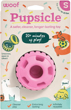 WOOF Party Pupsicle - Long-Lasting Interactive Dog Toys for Boredom - Low-Mess Design - Birthday Gifts for Dogs - Large Dog Toys - Party Pink - Image 11