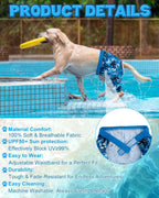 CuteBone tropical dog swimwear durable fabric close up