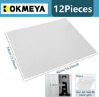 Cat deterrent mat placed on garden soil