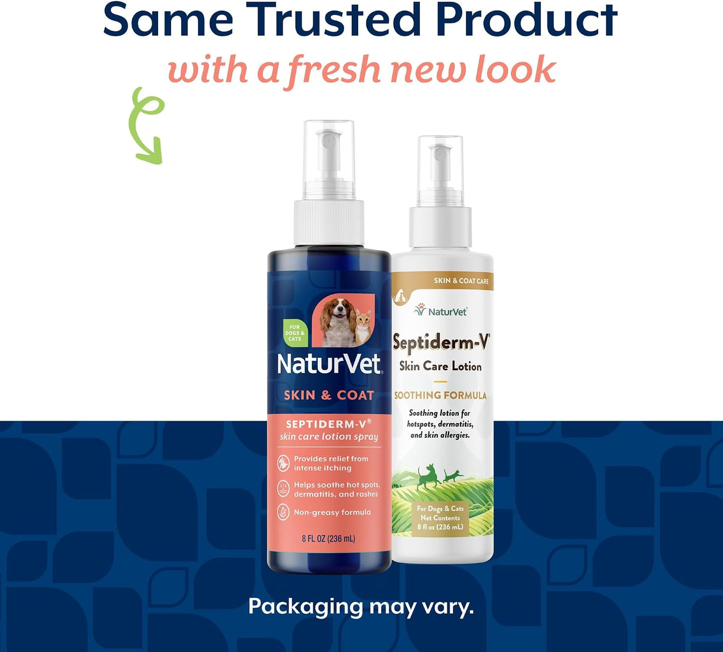 NaturVet pet allergy itch relief lotion bottle for dogs and cats