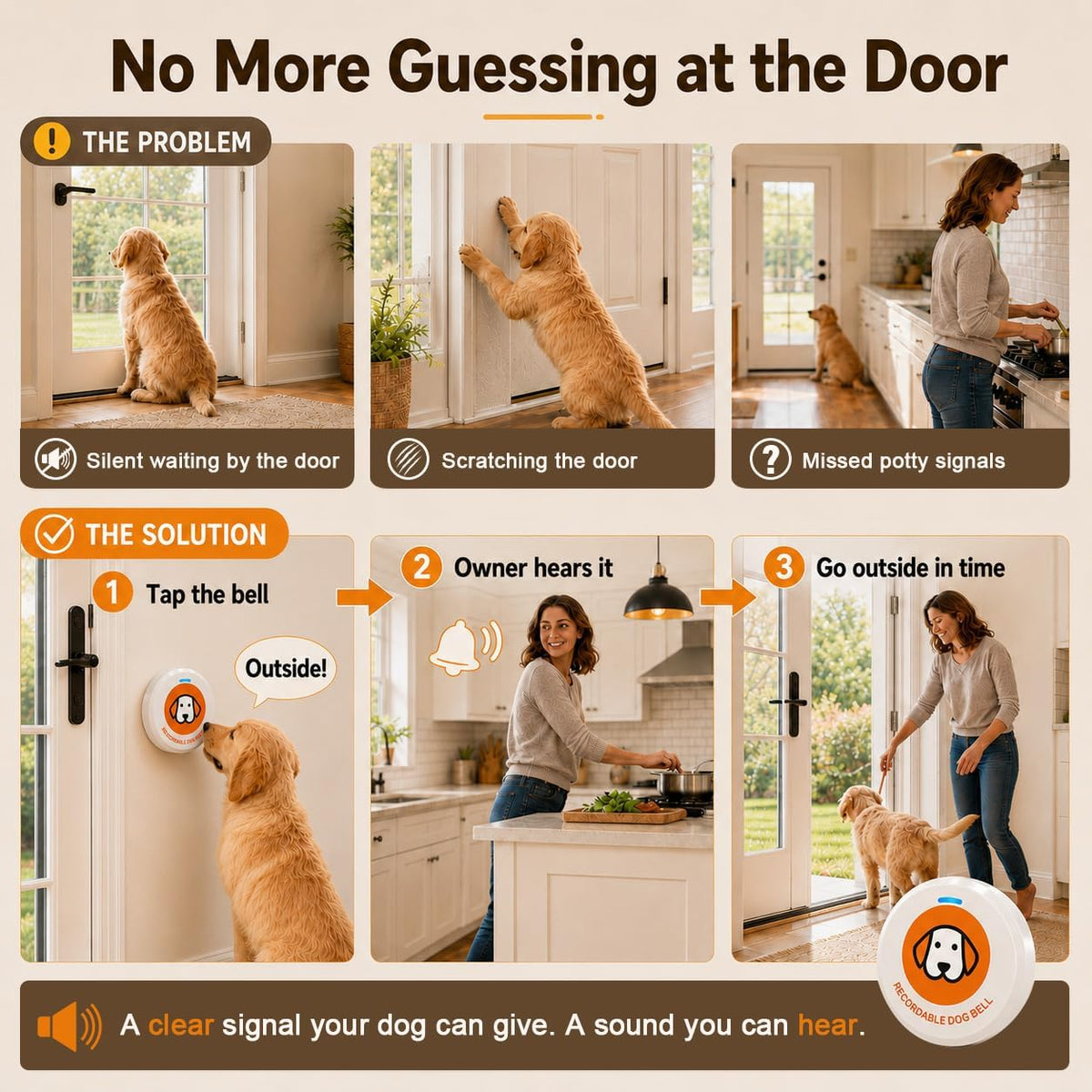 ChunHee dog communication button with custom voice recording features