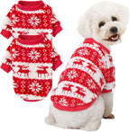 Dog Sweater, 3 Pack Dog Sweaters for Small Medium Dogs or Cat, Warm Soft Flannel Pet Clothes for Dogs Girl or Boy, Dog Shirt Coat Jacket (Medium, Pink+Purple+Light Green) - Image 10