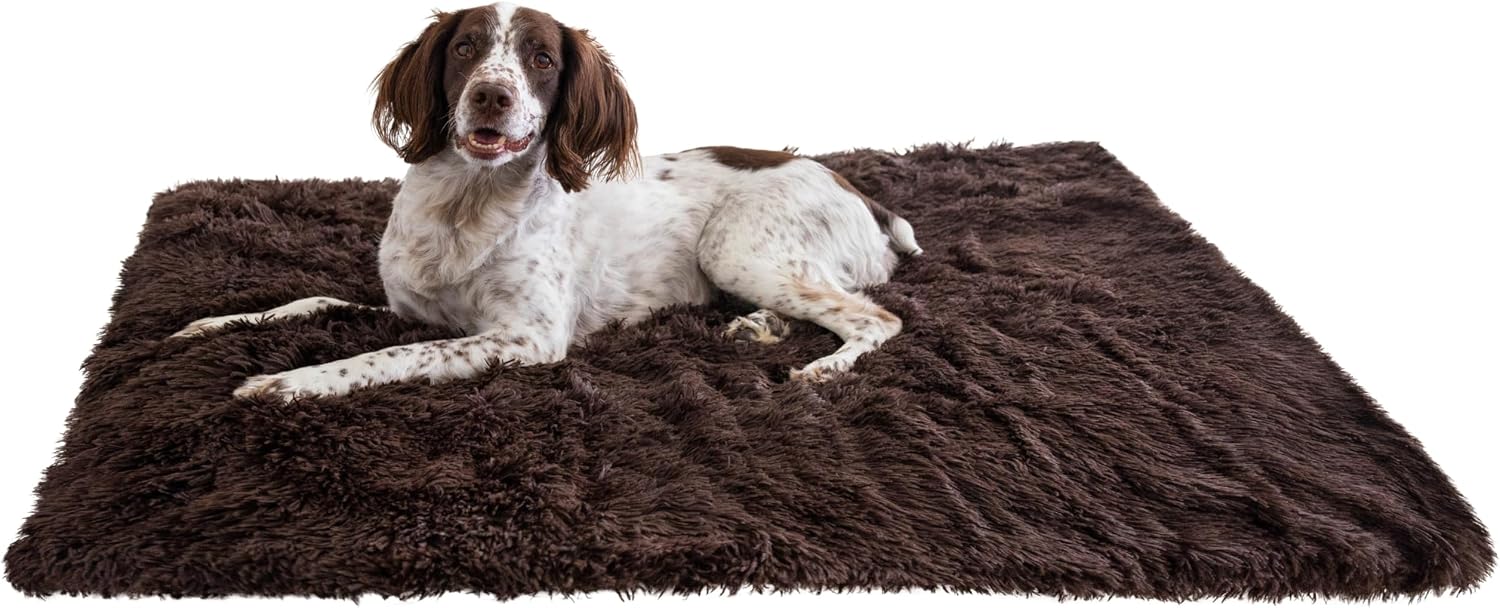 Best Friends by Sheri Calming Shag Dog Blanket - Ultra Soft Faux Fur Pet Throw, Anxiety-Relief, Lightweight Warm Bed Cover for Dogs and Cats, Machine Washable, Taupe, 30" x 40" - Image 15