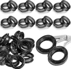 24 Pcs Silicone Scissors Finger Rings Soft Dog Grooming Scissors Accessories Pet Grooming Shear Finger Ring Thumb Inserts Grips for Dog Hair Cutting(8 Colors) - Image 10