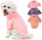 Kyaringtso small dog sweater three pack front view soft winter apparel