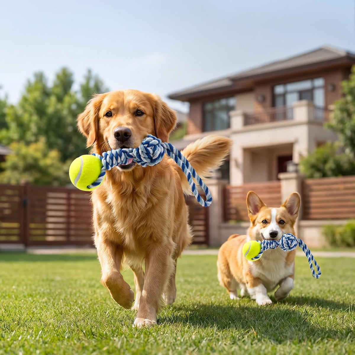 Packaging view of the premium imported USA pet teething chew product