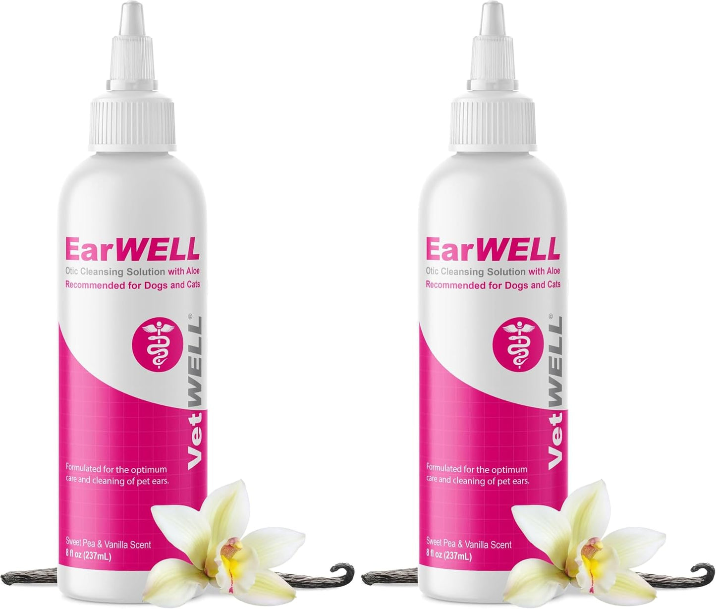 VetWELL Ear Cleaner for Dogs and Cats - Otic Rinse for Infections and Controlling Ear Infections and Odor in Pets - 8 oz (Cucumber Melon) - Image 9