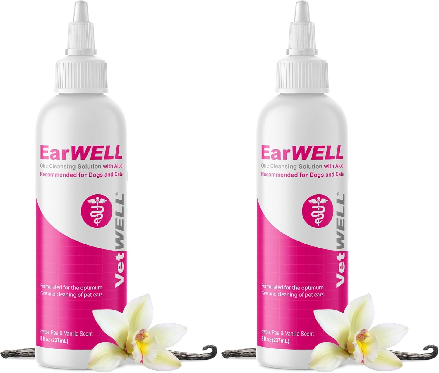 VetWELL Ear Cleaner for Dogs and Cats - Otic Rinse for Infections and Controlling Ear Infections and Odor in Pets - 8 oz (Cucumber Melon) - Image 9
