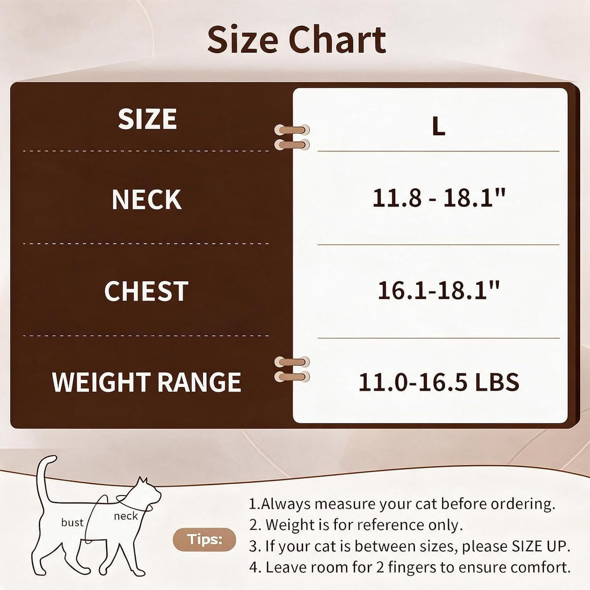 Large Cat Harness & Leash Set, Escape-Proof Soft Vest for Outdoor Walking - Image 4
