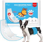 Dog Diaper Liners for Dog Diapers Male and Female 150ct Super Absorption Disposable Booster Pads for Most Reusable Pet Belly Bands, Washable Puppy Diapers Wraps - Image 9