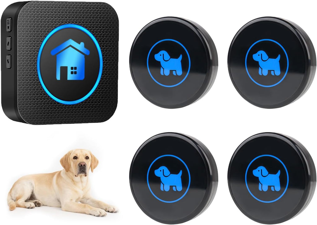 Dog Door Bell 2026 Enhanced Touch, Wireless Doggie Doorbell for Potty Training to Go Outside, IP65 Waterproof, 1000ft Range, 55 Melodies, 5 Modes & Adjustable Volume (2 Buttons) - Image 10