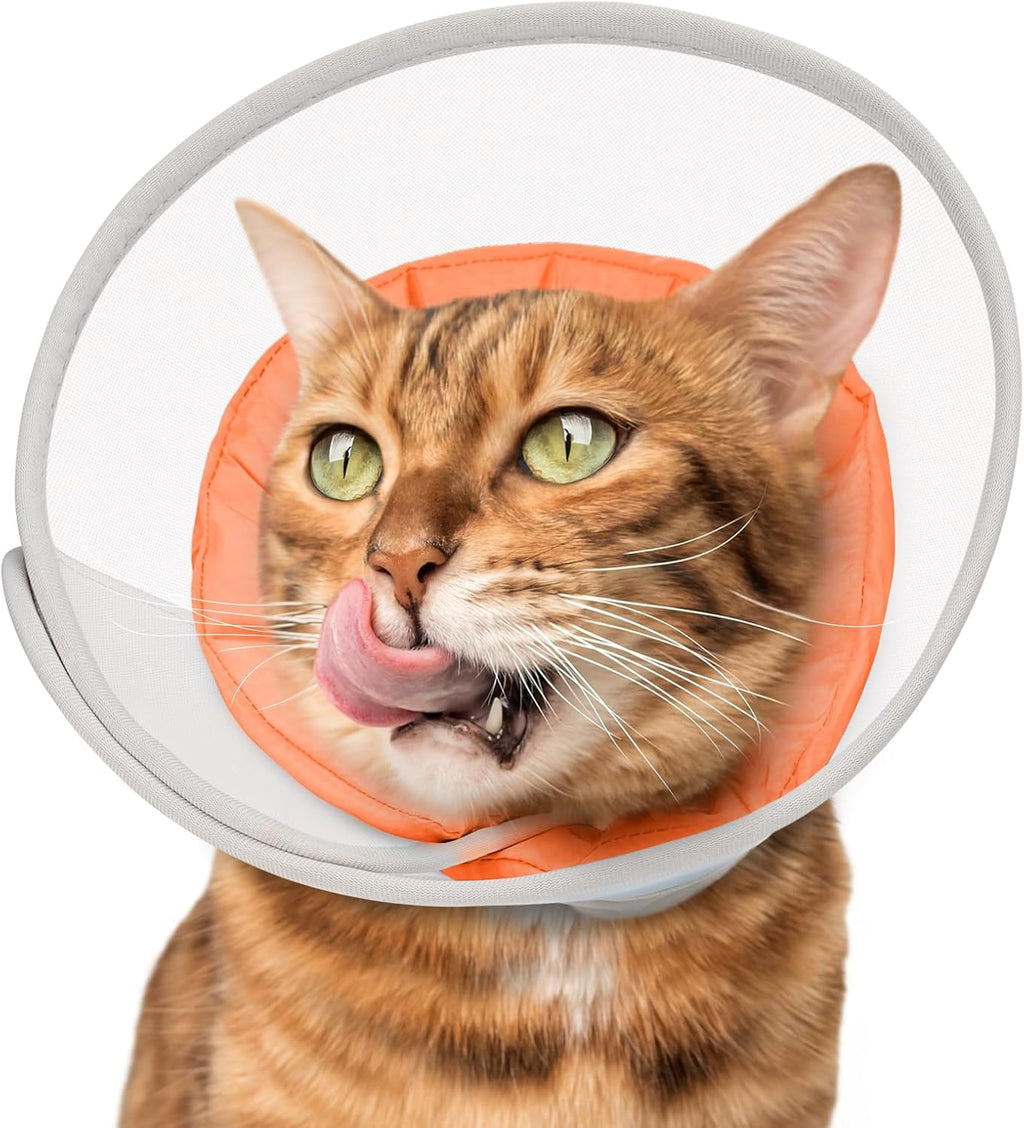 Cat Cone Collar Soft: Comfortable Waterproof Mesh Recovery Cone After Surgery to Stop Licking and Scratch, Alternative to Plastic Elizabeth Head/Neck Cone - Image 11