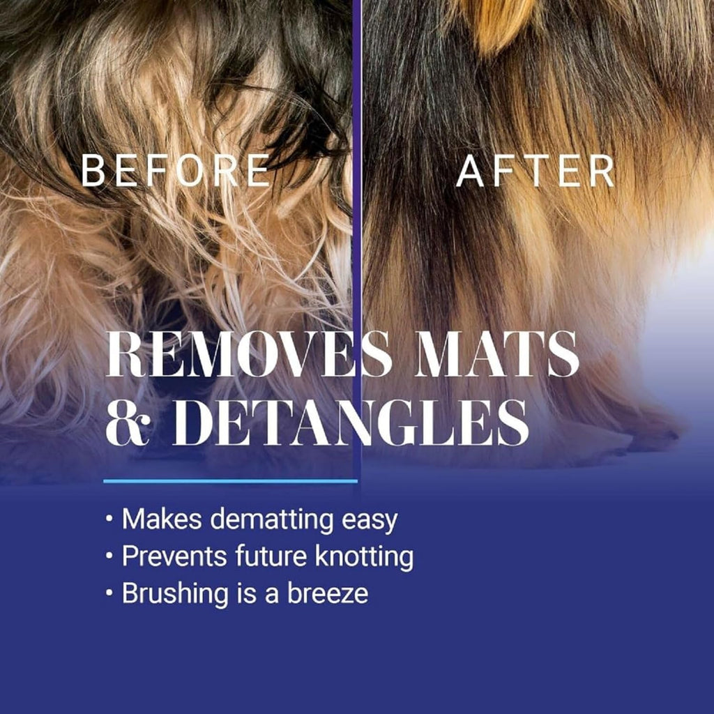 Chris Christensen professional detangling trio showing shampoo conditioner and spray bottles