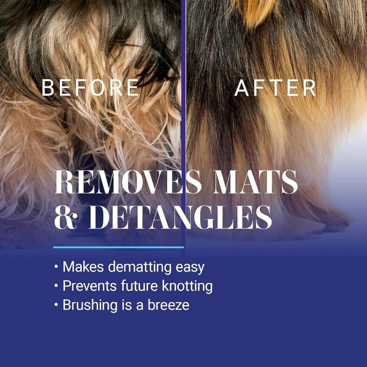 Chris Christensen professional detangling trio showing shampoo conditioner and spray bottles